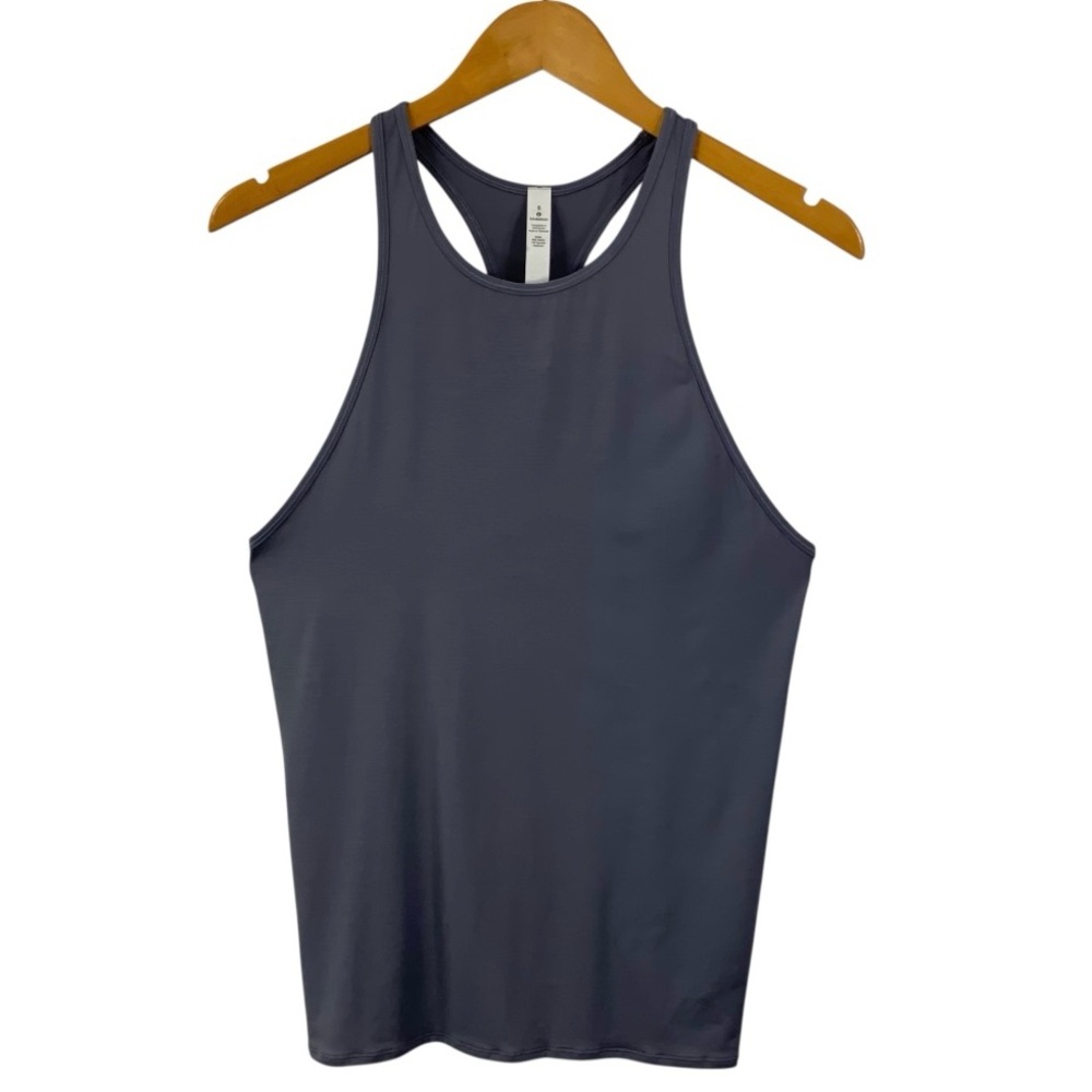 LULULEMON Purple Racerback Tank Top Ruched Tank Size 8